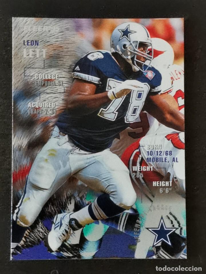Colecionismo desportivo: Fleer Football 1995 #95 Leon Lett Dallas Cowboys NFL Card