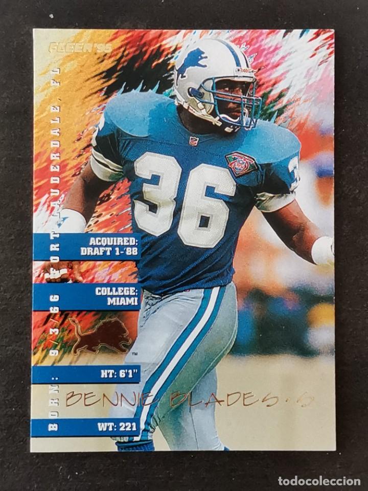Collezionismo sportivo: Fleer Football 1995 #120 Bennie Blades Detroit Lions NFL Card