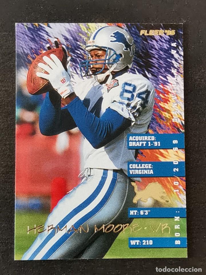 Collezionismo sportivo: Fleer Football 1995 #126 Herman Moore Detroit Lions NFL Card