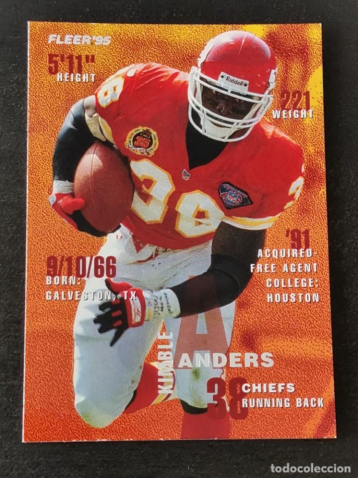 Collezionismo sportivo: Fleer Football 1995 #176 Kimble Anders Kansas City Chiefs NFL Card