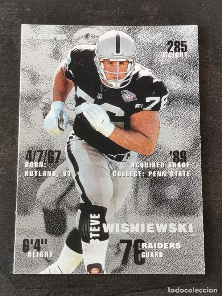 Collezionismo sportivo: Fleer Football 1995 #199 Steve Wisniewski Los Angeles Raiders NFL Card