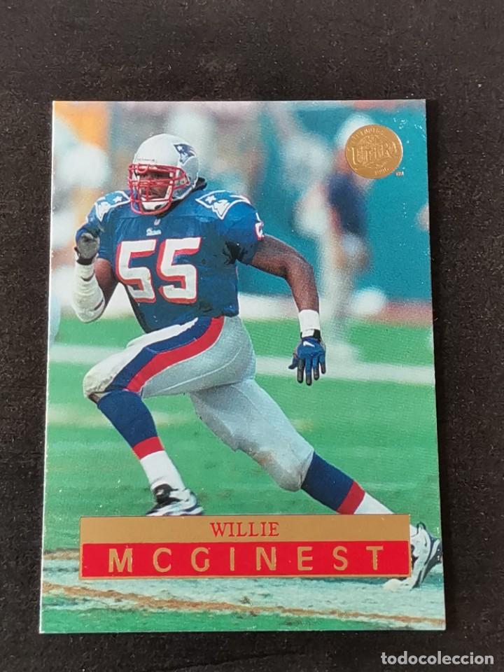 Collezionismo sportivo: Fleer Ultra 1996 #95 Willie McGinest New England Patriots NFL Card
