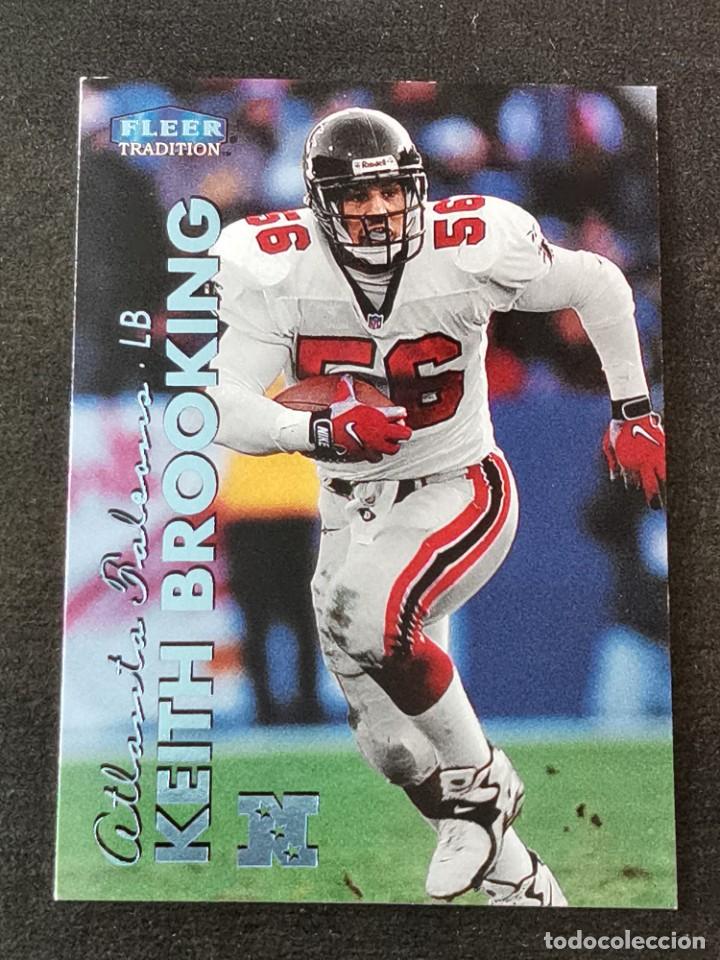 Colecionismo desportivo: Fleer Tradition 1999 #42 Keith Brooking Atlanta Falcons NFL Card