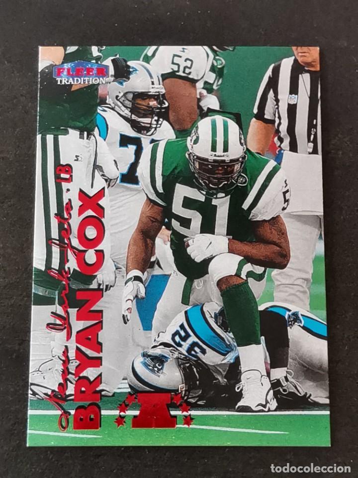 Coleccionismo deportivo: Fleer Tradition 1999 #62 Bryan Cox New York Jets NFL Card