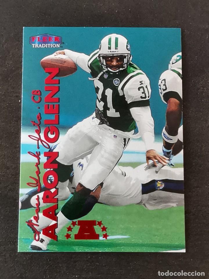 Colecionismo desportivo: Fleer Tradition 1999 #94 Aaron Glenn New York Jets NFL Card
