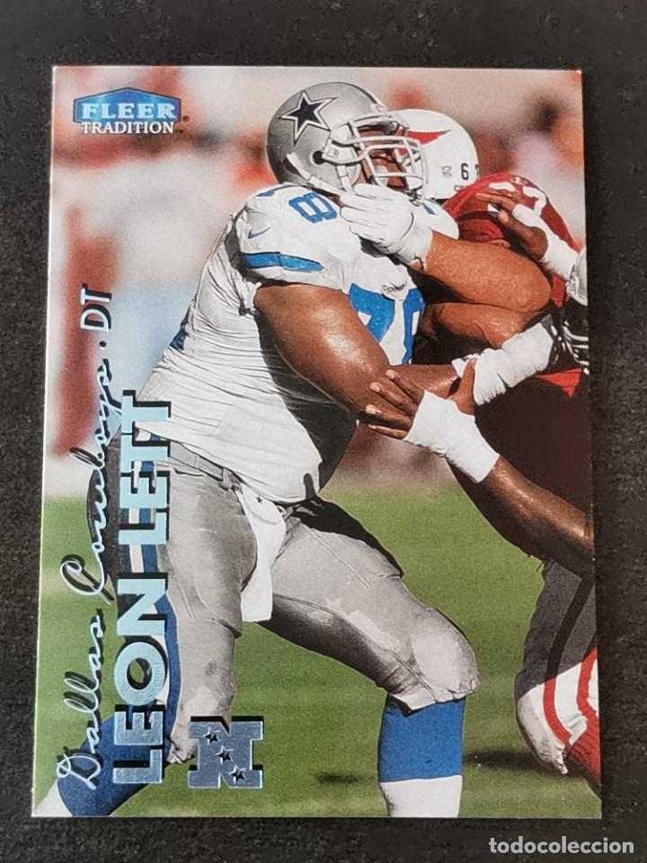 Colecionismo desportivo: Fleer Tradition 1999 #165 Leon Lett Dallas Cowboys NFL Card