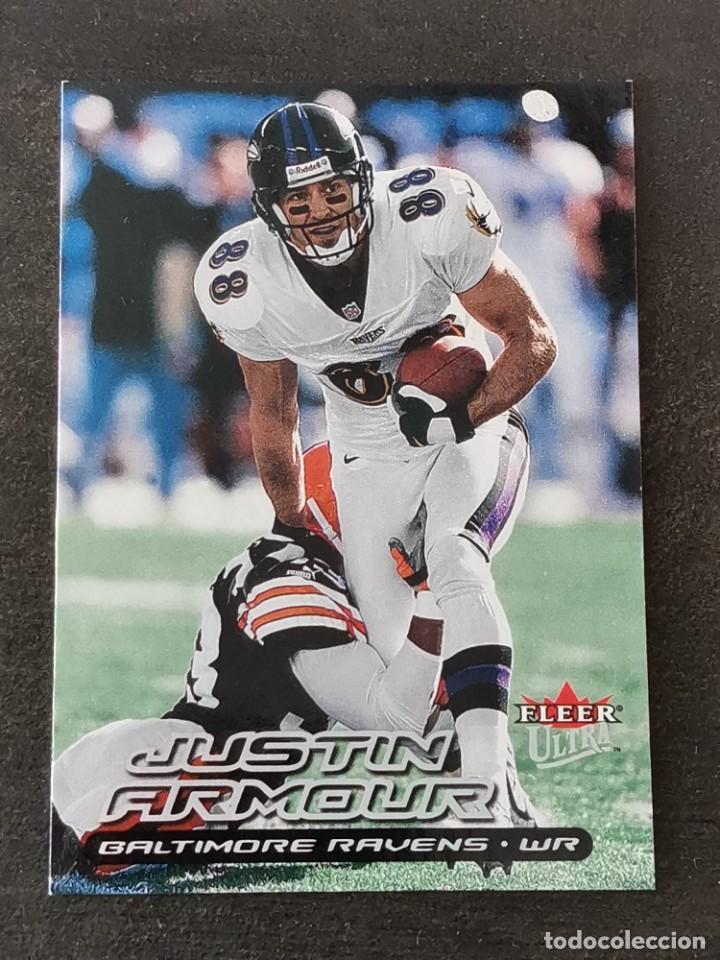 Colecionismo desportivo: Fleer Ultra 2000 #158 Justin Armour Baltimore Ravens NFL Card