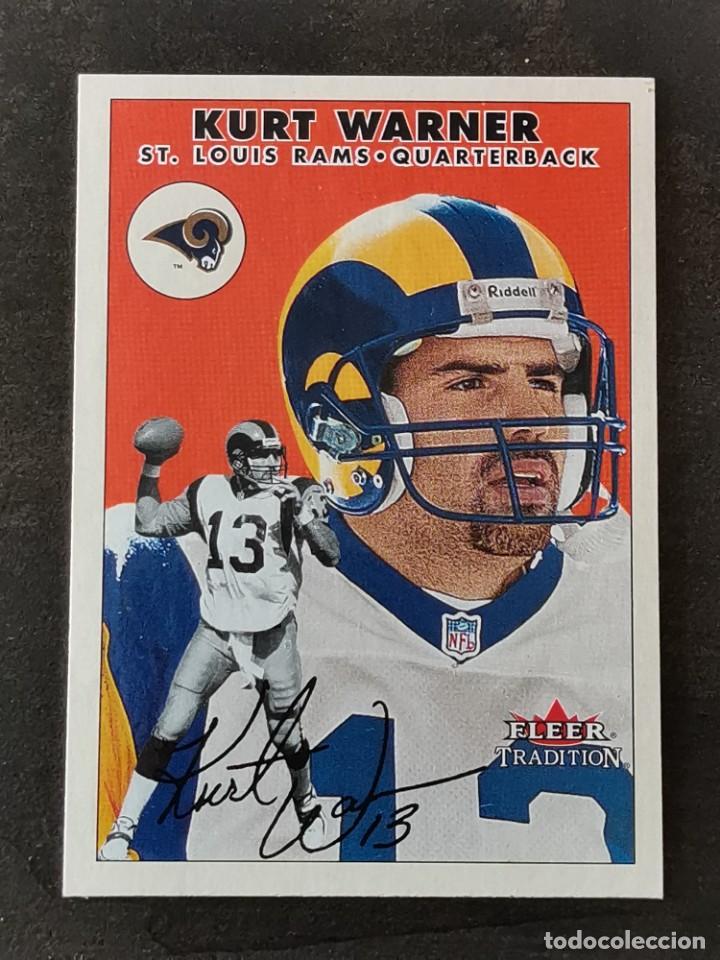 Colecionismo desportivo: Fleer Tradition 2000 #87 Kurt Warner St. Louis Rams NFL Card