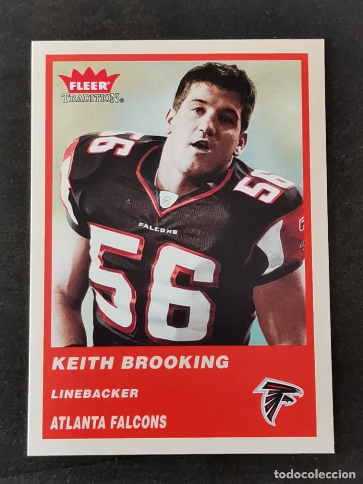 Collezionismo sportivo: Fleer Tradition 2004 #189 Keith Brooking Atlanta Falcons NFL Card