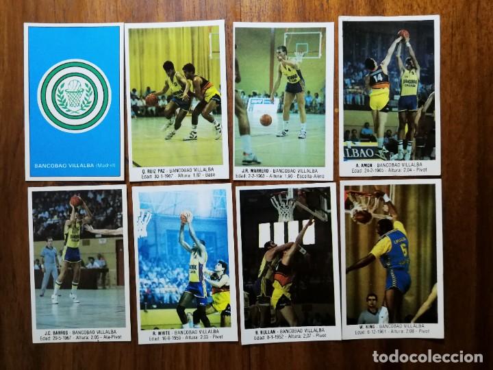 Sammelleidenschaft Sport: BANCOBAO VILLALBA MADRID - 8 cromos diferentes y nuevos de BALONCESTO 88 MERCHANTE 87/88 1987/88