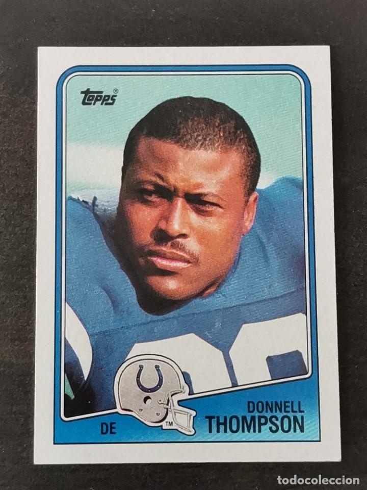 Colecionismo desportivo: Topps Football 1988 #126 Donnell Thompson Indianapolis Colts NFL Card
