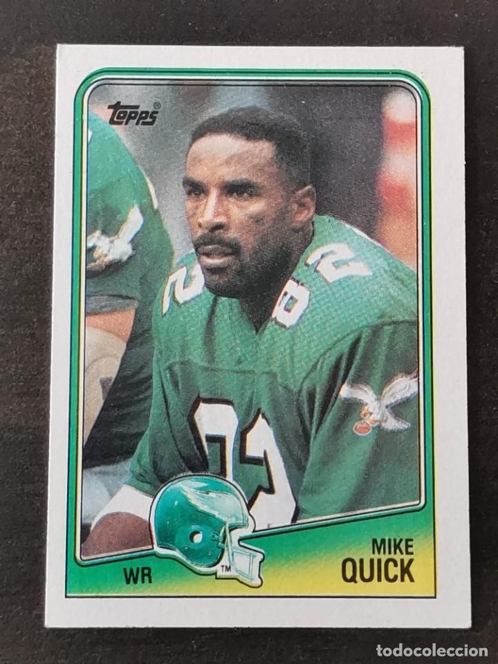 Colecionismo desportivo: Topps Football 1988 #237 Mike Quick Philadelphia Eagles NFL Card