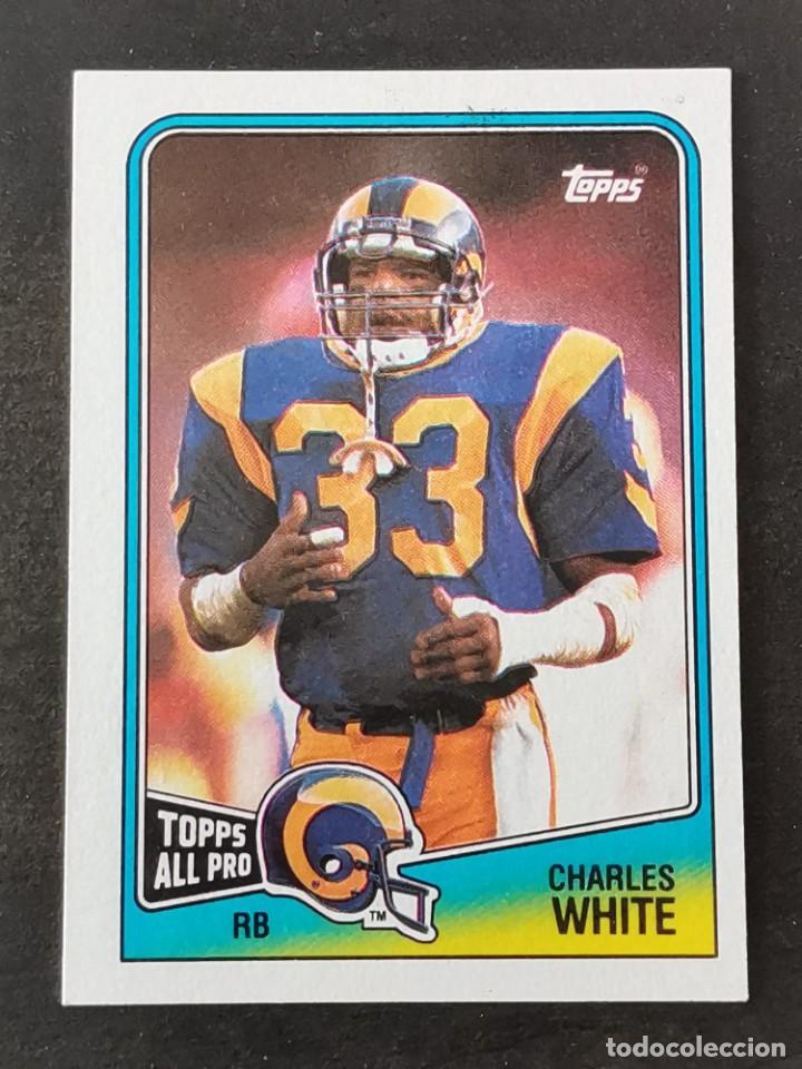 Colecionismo desportivo: Topps Football 1988 #289 Charles White Los Angeles Rams NFL Card