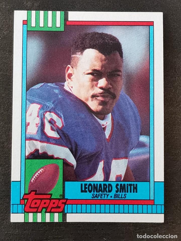 topps football 1990 #194 leonard smith buffalo - Buy Collectible stickers  of other sports on todocoleccion