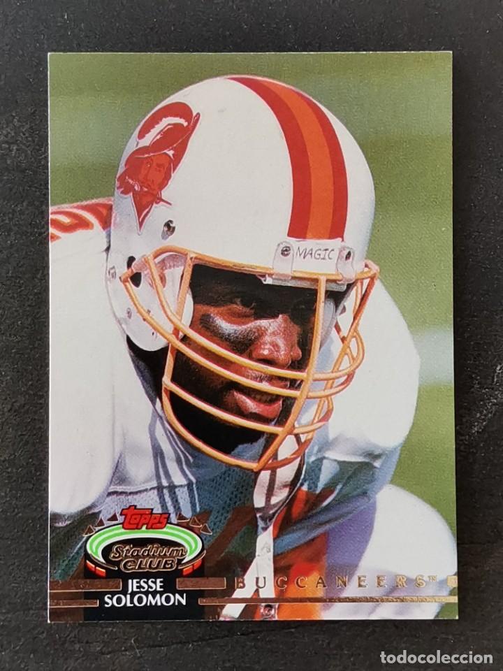 Colecionismo desportivo: Topps Stadium Club 1992 #37 Jesse Solomon Tampa Bay Buccaneers NFL Card