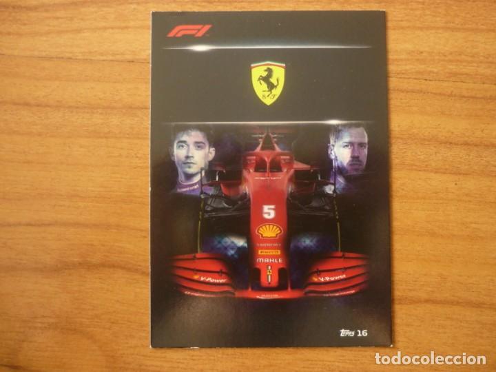 Coleccionismo deportivo: TOPPS TURBO ATTAX 2020 16 FERRARI LECLERC VETTEL - FORMULA 1 20
