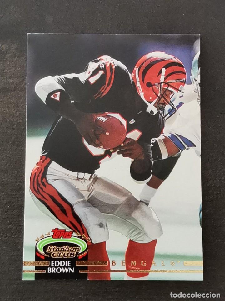 Colecionismo desportivo: Topps Stadium Club 1992 #88 Eddie Brown Cincinnati Bengals NFL Card