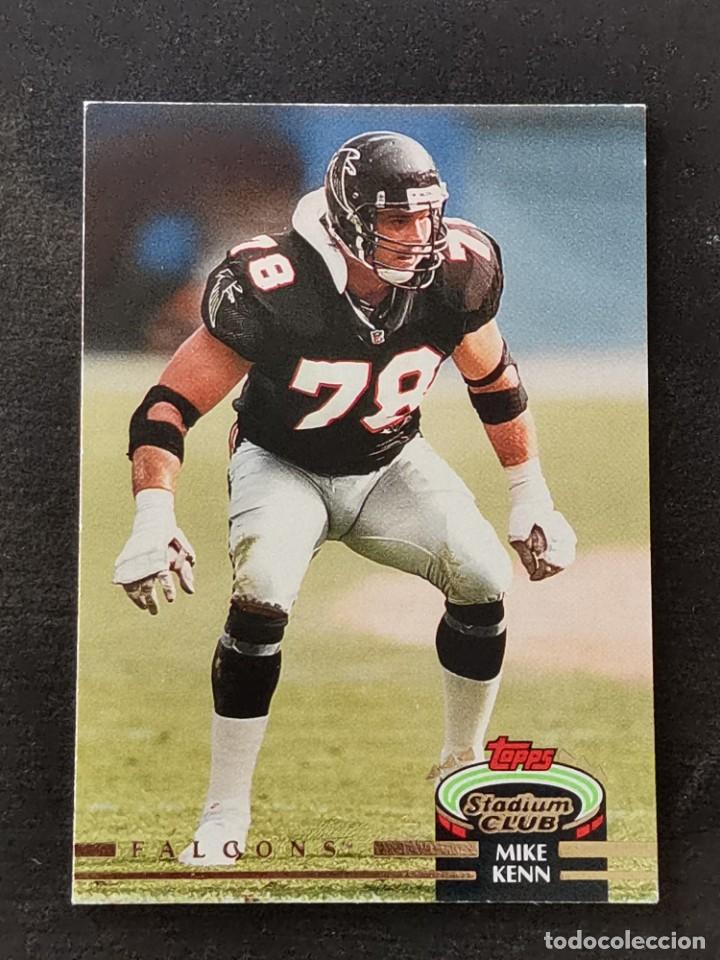 Colecionismo desportivo: Topps Stadium Club 1992 #157 Mike Kenn Atlanta Falcons NFL Card