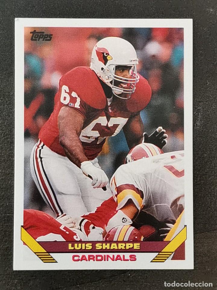 Colecionismo desportivo: Topps Football 1993 #222 Luis Sharpe Phoenix Cardinals NFL Card