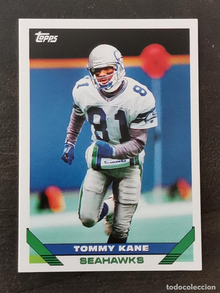 Colecionismo desportivo: Topps Football 1993 #151 Tommy Kane Seattle Seahawks NFL Card