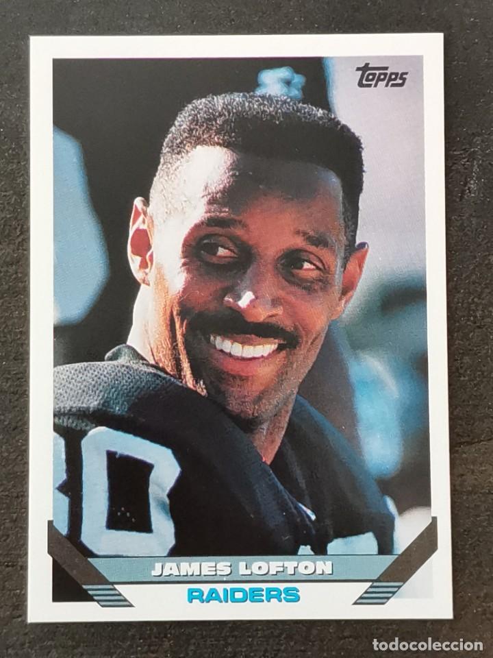 Colecionismo desportivo: Topps Football 1993 #345 James Lofton Los Angeles Raiders NFL Card