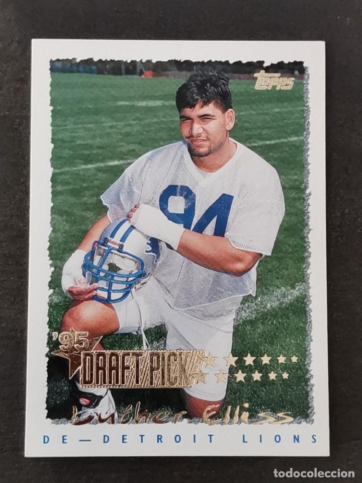 Colecionismo desportivo: Topps Football 1995 #232 Draft Pick Luther Elliss Detroit Lions NFL Card