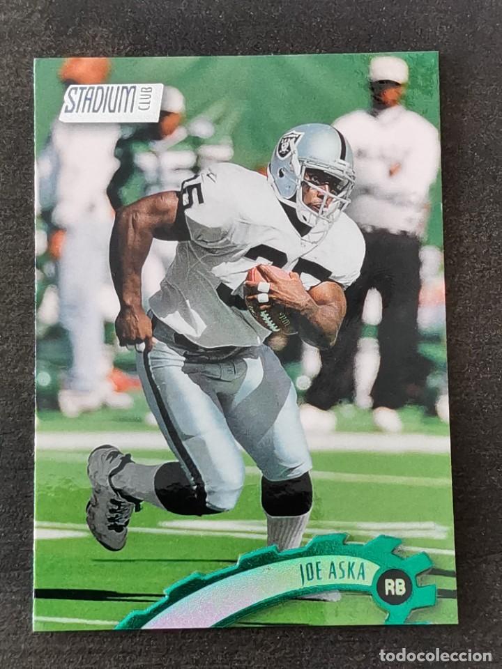 Colecionismo desportivo: Topps Stadium Club 1997 #227 Joe Aska Oakland Raiders NFL Card