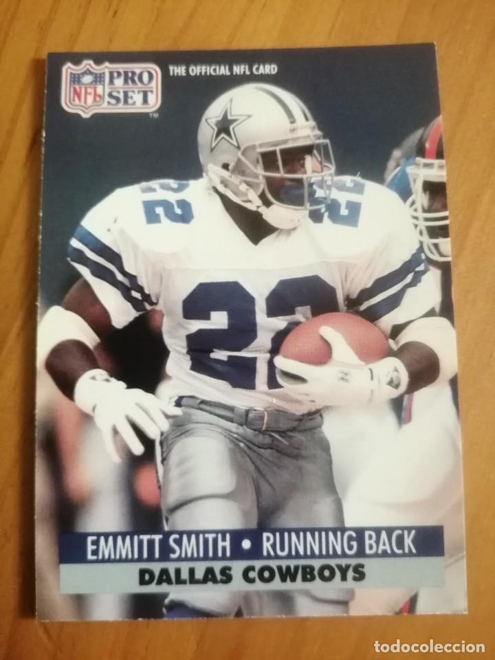 Coleccionismo deportivo: CROMO NUEVO N&ordm; 485 - RUGBY - NFL - A&Ntilde;O 1991 - EQUIPO: DALLAS COWBOYS - EMMITT SMITH