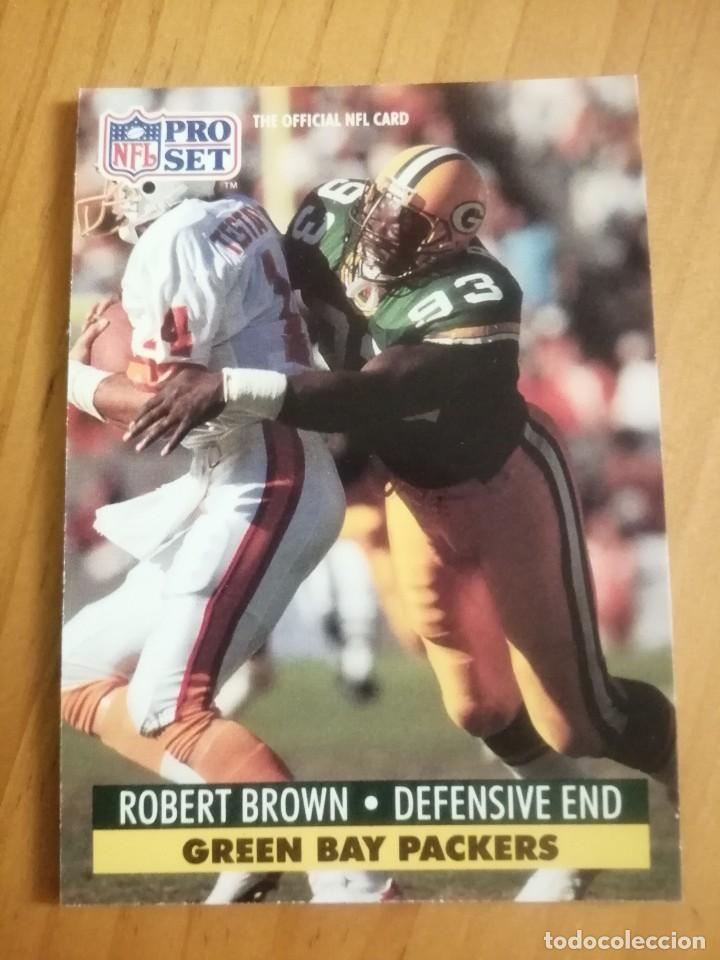 Collezionismo sportivo: CROMO NUEVO N&ordm; 506 - RUGBY - NFL - A&Ntilde;O 1991 - EQUIPO: GREEN BAY PACKERS - ROBERT BROWN