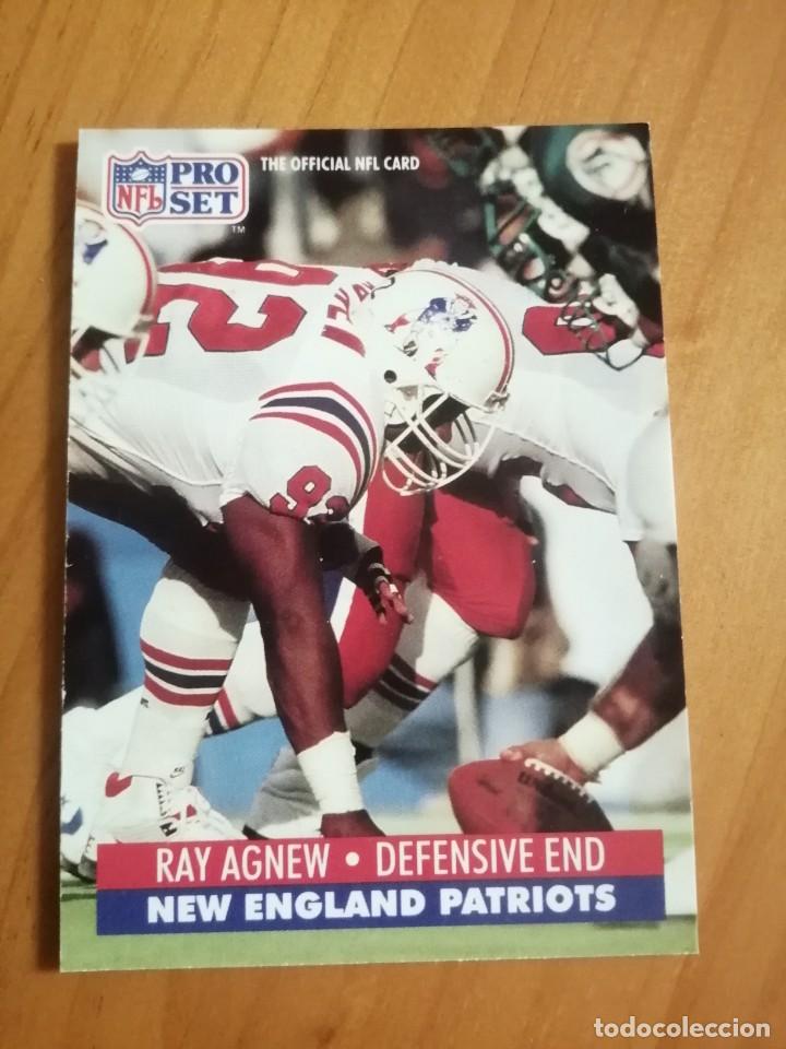 Collezionismo sportivo: CROMO N&ordm; 577 - RUGBY - NFL - A&Ntilde;O 1991 - NEW ENGLAND PATRIOTS - RAY AGNEW