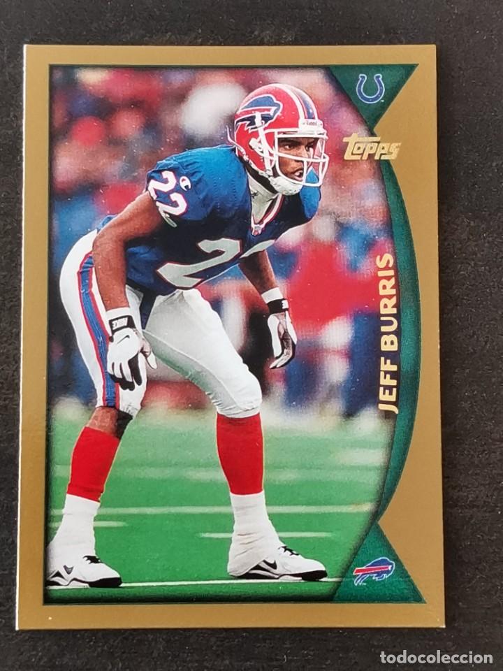 Colecionismo desportivo: Topps Football 1998 #273 Jeff Burris Indianapolis Colts NFL Card