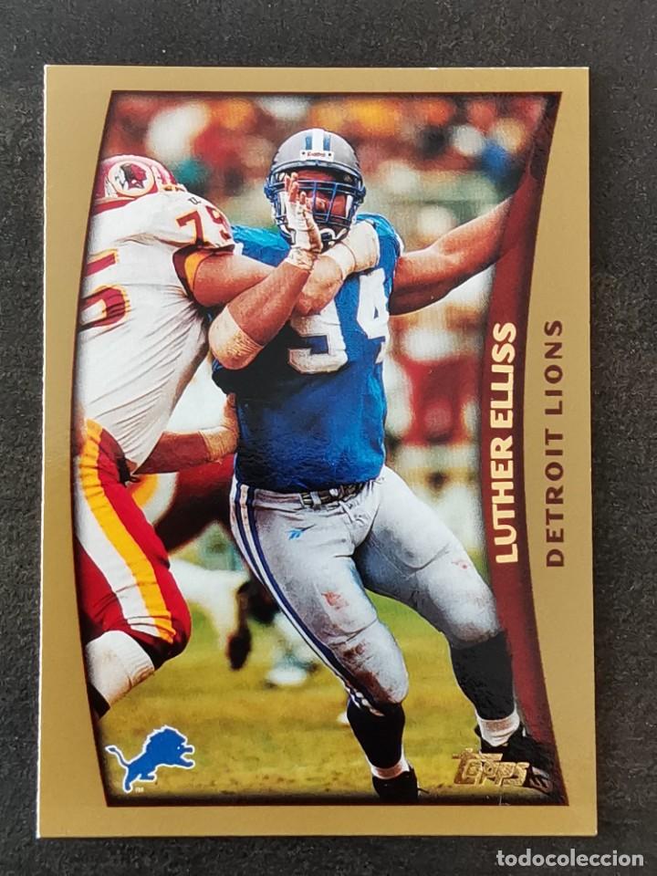 Collezionismo sportivo: Topps Football 1998 #256 Luther Elliss Detroit Lions NFL Card