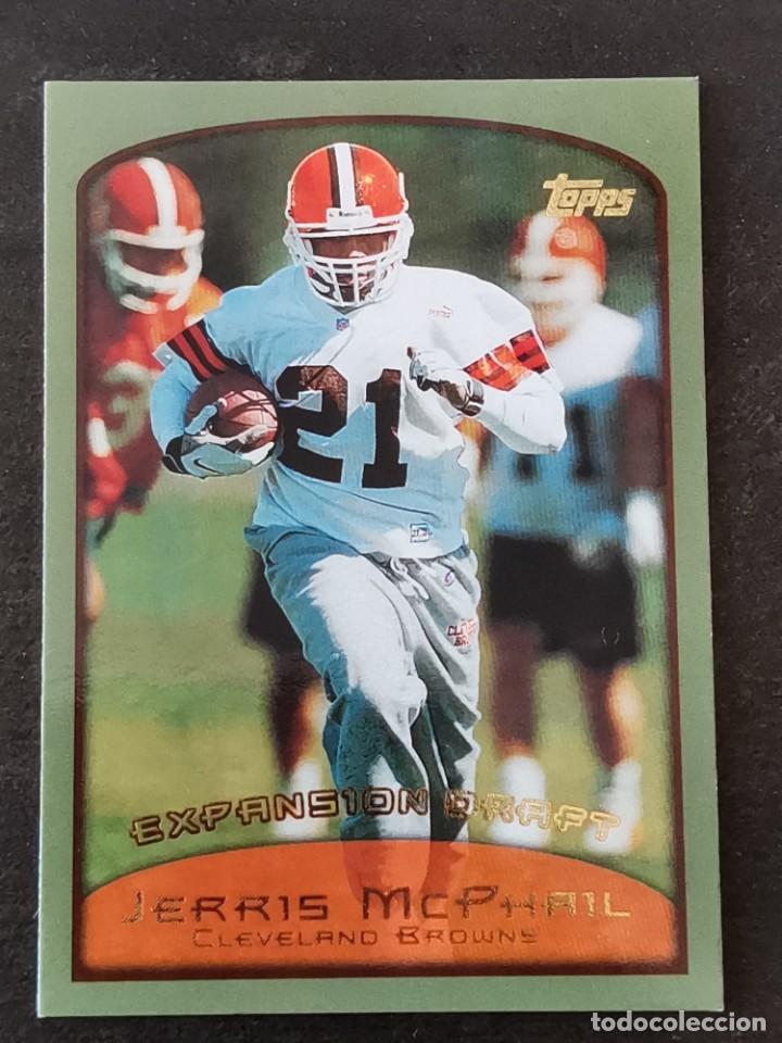 Collezionismo sportivo: Topps Football 1999 #324 Expansion Draft Jerris McPhail Cleveland Browns NFL Card