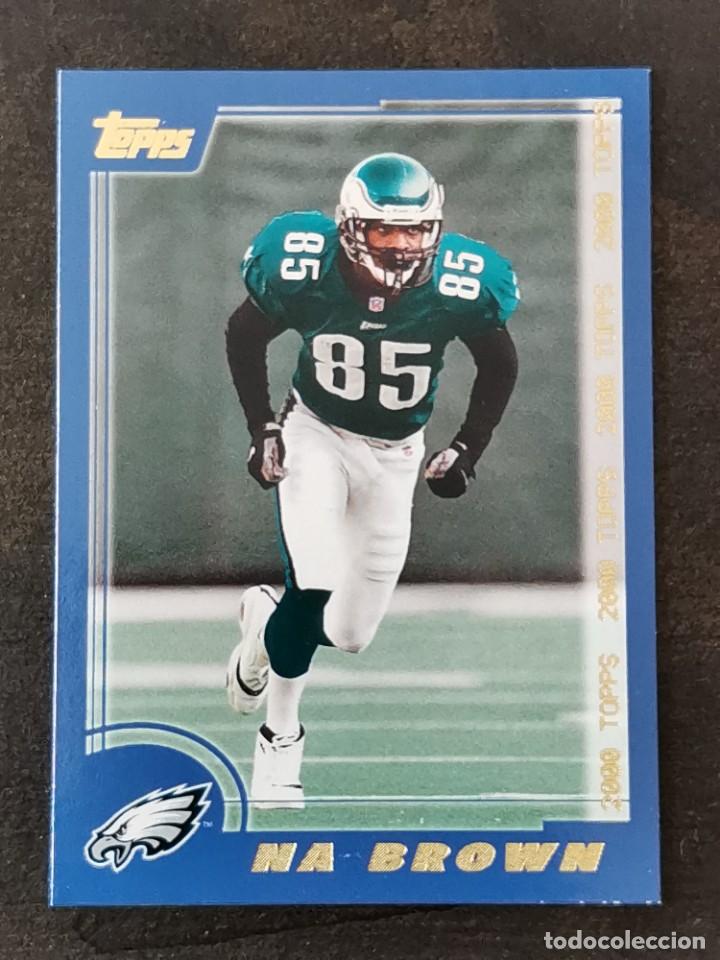 Colecionismo desportivo: Topps Football 2000 #277 Na Brown Philadelphia Eagles NFL Card