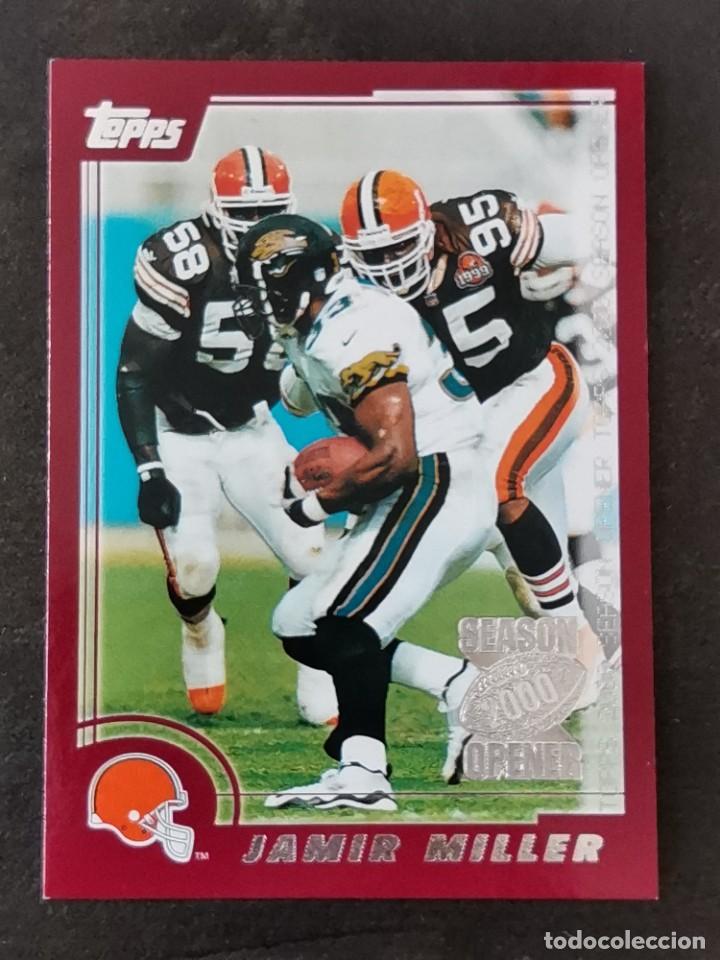 Colecionismo desportivo: Topps Season Opener 2000 #168 Jamir Miller Cleveland Browns NFL Card