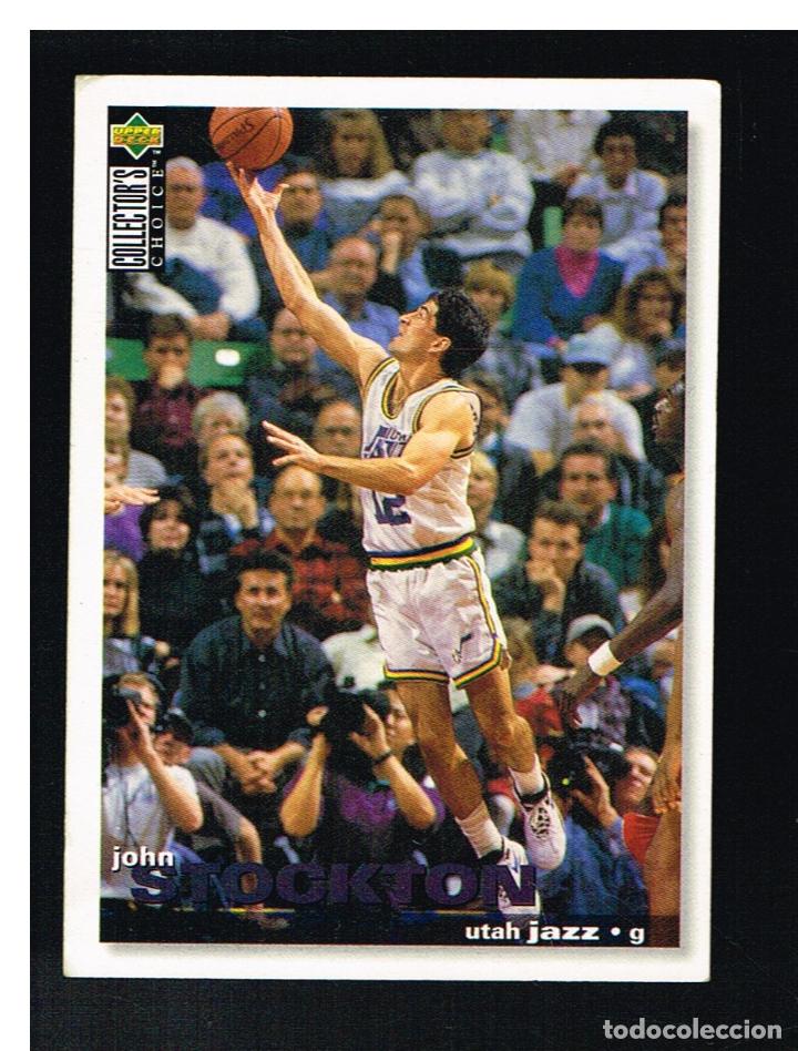Sammelleidenschaft Sport: UPPER DECK - COLLECTOR'S CHOICE - CROMO N&ordm; 156 - JOHN STOCKTON - NBA 1995