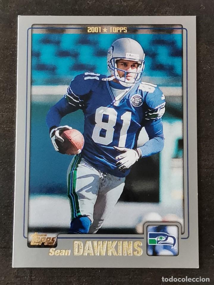 Colecionismo desportivo: Topps Football 2001 #259 Sean Dawkins Seattle Seahawks NFL Card