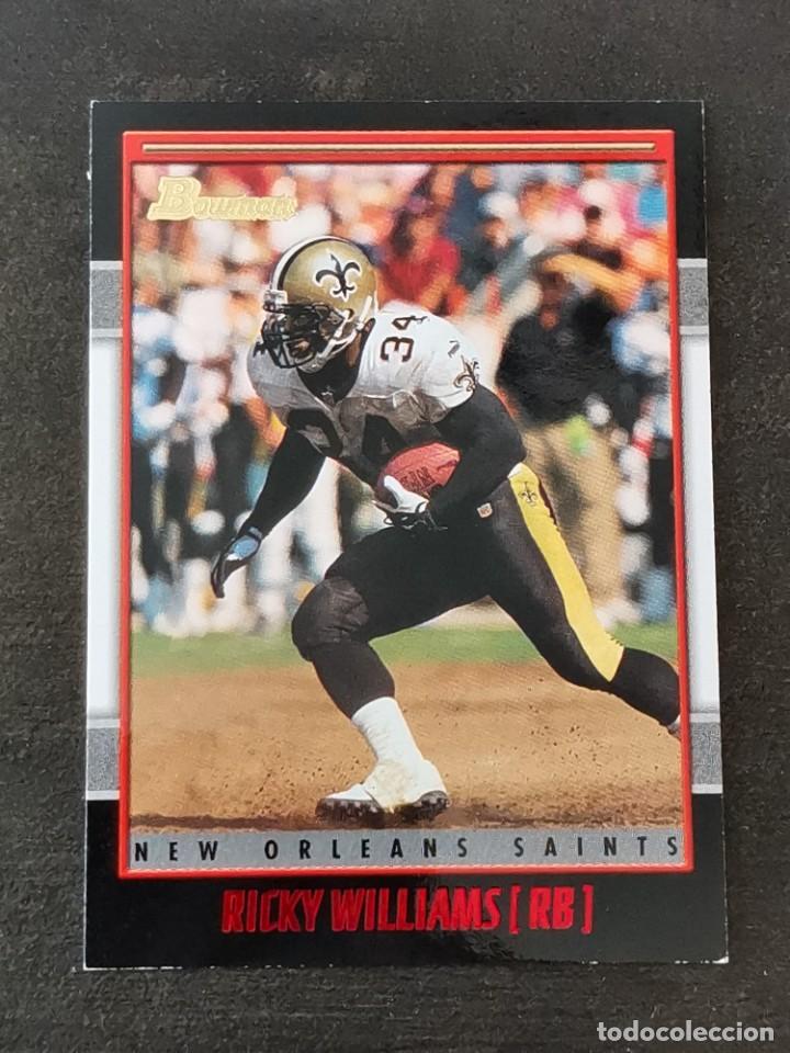 Colecionismo desportivo: Topps Bowman 2001 #26 Ricky Williams New Orleans Saints NFL Card
