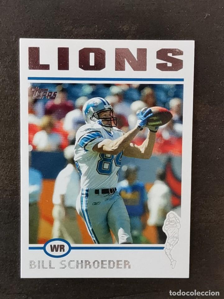 Collezionismo sportivo: Topps Football 2004 #106 Bill Schroeder Detroit Lions NFL Card
