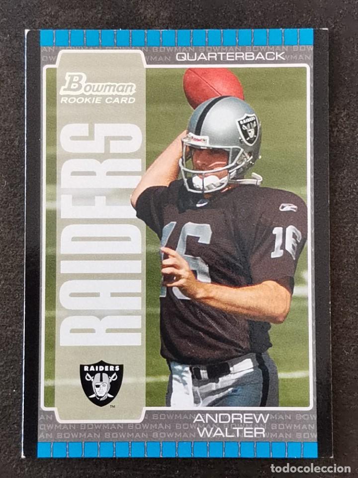 Collezionismo sportivo: Topps Bowman 2005 #159 Rookie Card Andrew Walter Oakland Raiders NFL Card