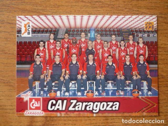 BALONCESTO ACB 2010 2011 Nº 92 PLANTILLA (CAI ZARAGOZA) - BASKET CROMO 10 11 (Coleccionismo Deportivo - Cromos otros Deportes)