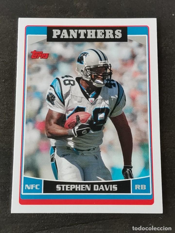 TOPPS FOOTBALL 2006 #134 STEPHEN DAVIS CAROLINA PANTHERS NFL CARD (Coleccionismo Deportivo - Cromos otros Deportes)