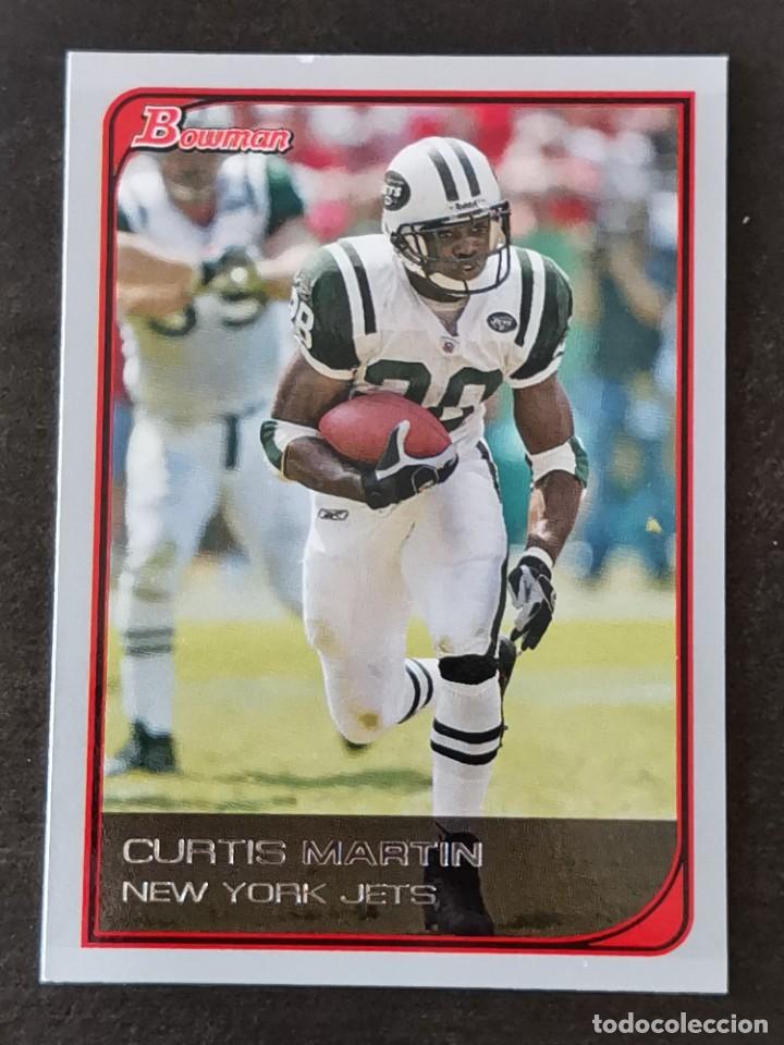 Coleccionismo deportivo: Topps Bowman 2006 #36 Curtis Martin New York Jets NFL Card