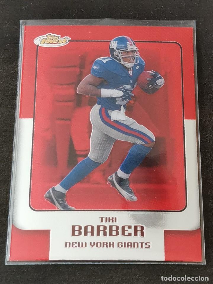 Sammelleidenschaft Sport: Topps Finest 2006 #43 Tiki Barber New York Giants NFL Card
