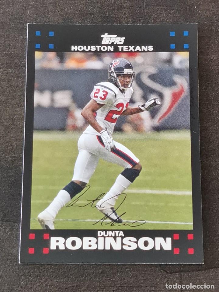 Coleccionismo deportivo: Topps Football 2007 #235 Dunta Robinson Houston Texans NFL Card