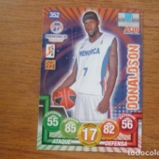 Colecionismo desportivo: BALONCESTO ACB 2010 2011 Nº 352 DONALDSON (MENORCA BASQUET) PLAY CARDS - BASKET CROMO 10 11. Lote 340161168