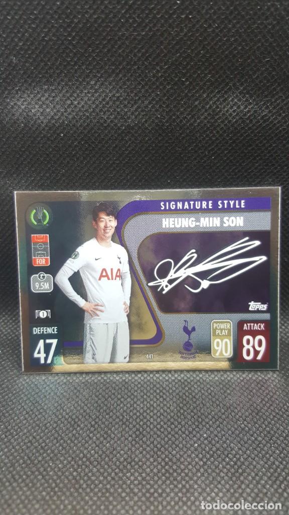 Sammelleidenschaft Sport: TOPPS MATCH ATTAX 2021/22 - SIGNATURE STYLE N&ordm; 441 HEUNG-MIN SON