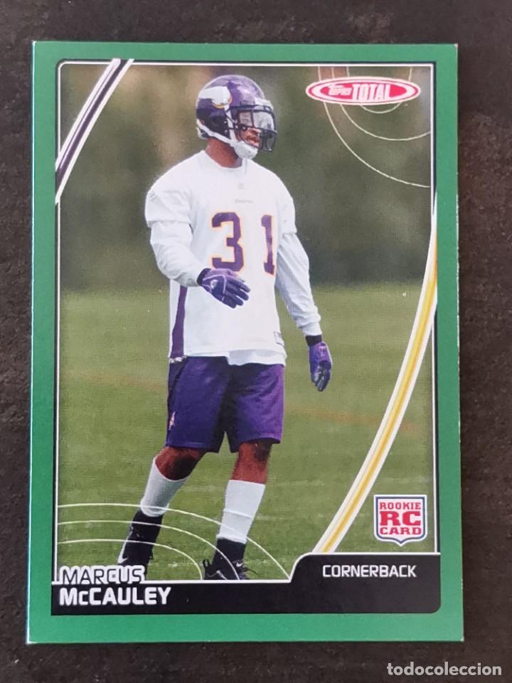 Coleccionismo deportivo: Topps Total 2007 #532 Rookie Card Marcus McCauley Minnesota Vikings NFL Card