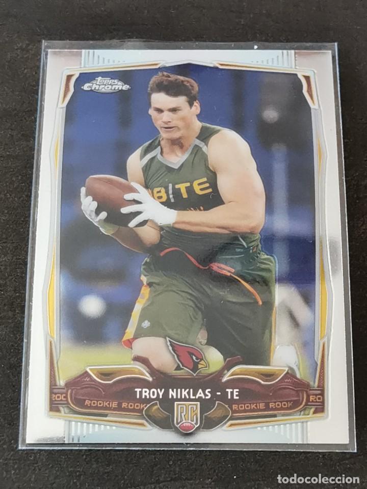 Coleccionismo deportivo: Topps Chrome 2014 #182 Rookie Card Troy Niklas Arizona Cardinals NFL Card