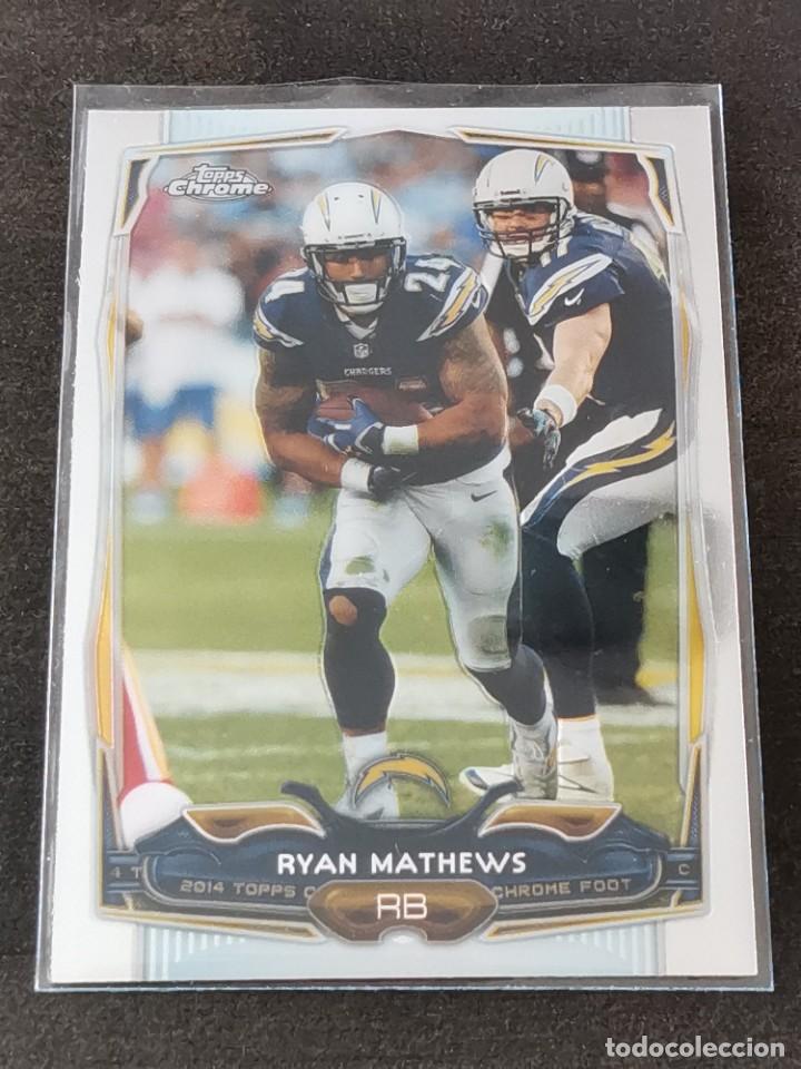 Coleccionismo deportivo: Topps Chrome 2014 #43 Ryan Mathews San Diego Chargers NFL Card